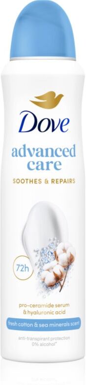 Dove Advanced Care Fresh Cotton and Sea Minerals anti-transpirant spray 150 ml