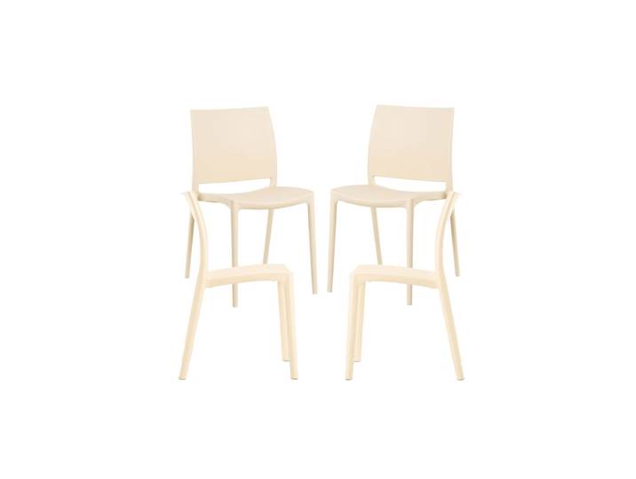 4er Set Dalen Stühle - Beige