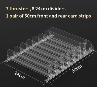 Inspired Finds Automatic Shelf Pusher Display Rack For Cosmetics, Lipstick, Nail Polish & Retail Product Organization 7x8 9.45in