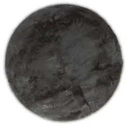 Gino Falcone Teppich Chiara anthracite Ø 90 cm