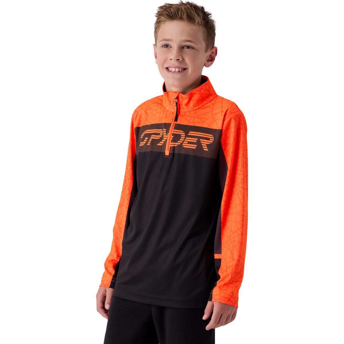 Spyder Jacobs 1/2 Zip fusion orange (FSN) S 38C013602-FSN-S