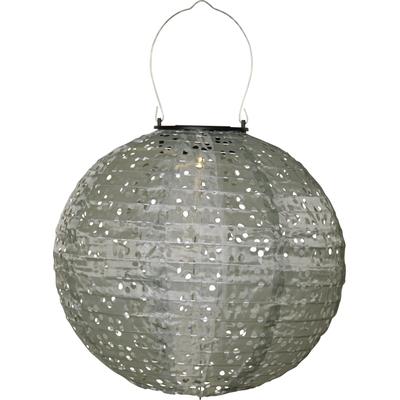 LED Solarleuchte "Solar Dekoration Festa", grün, B:25cm H:25cm L:25cm T:25cm Ø:25cm, PARFORCE TRADITIONAL HUNTING, Leuchten, Solar, Dämmerungssensor, Lochmuster mit Schatteneffekt