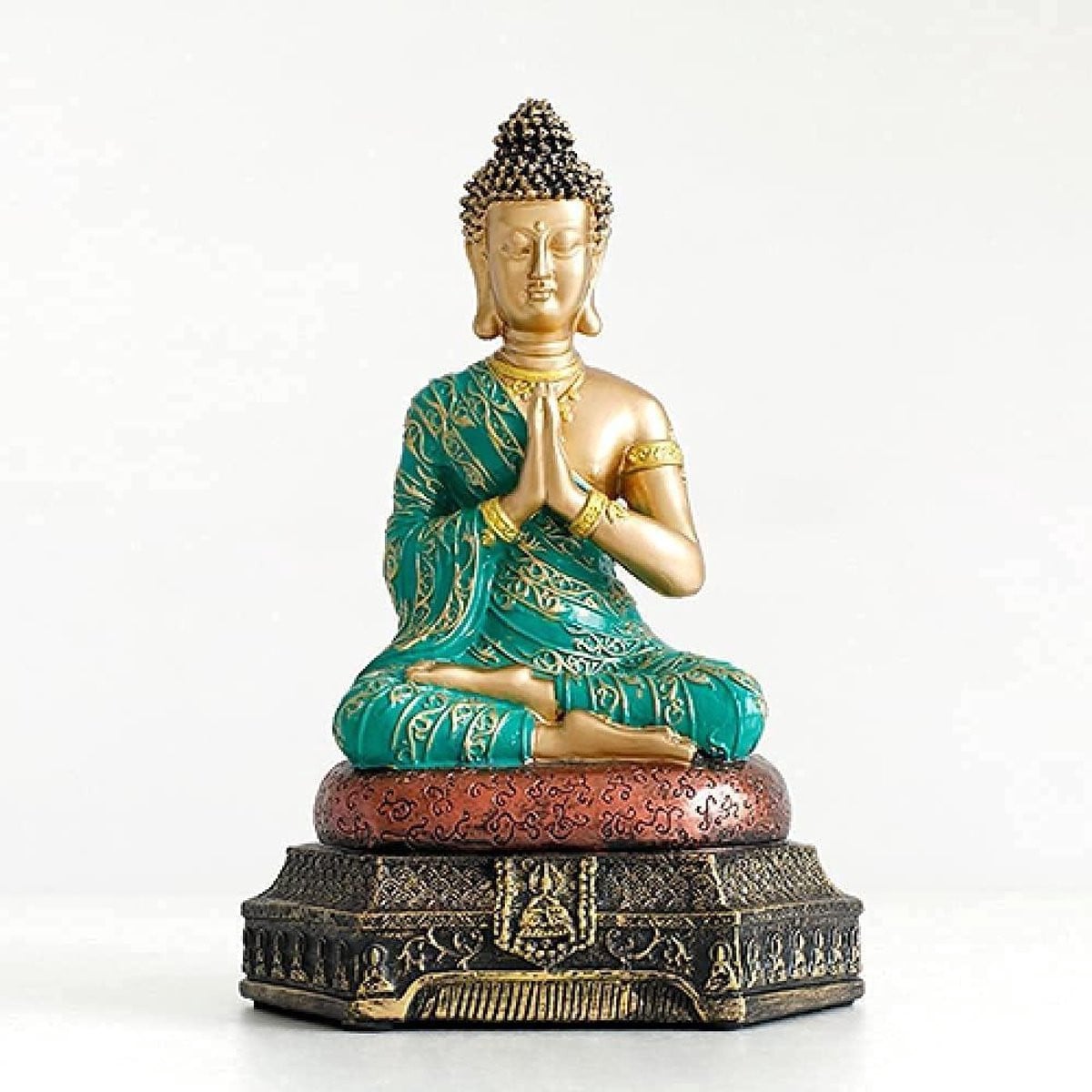 Handgesneden Boeddhabeeld Ornament voor Zen Decoratie op Tafel