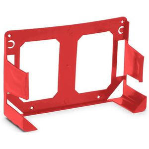 Leina-Werke Verbandskasten-Wandhalterung 20012, für Verbandskästen (BxHxT) 255x166x80mm, rot