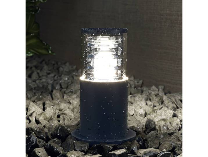 Borne lumineuse Bronx Ø 16cm Gris/Gris