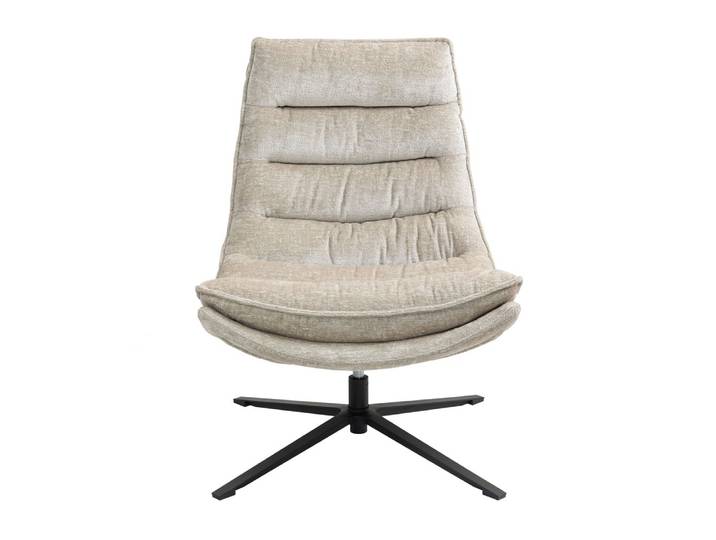Fauteuil pivotant beige