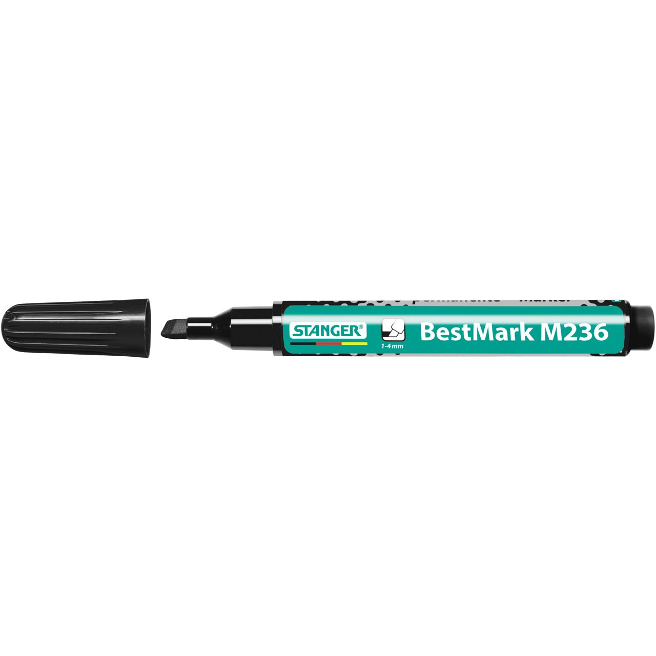 STANGER BestMark M236 Permanentmarker schwarz 1,0 - 4,0 mm, 1 St.