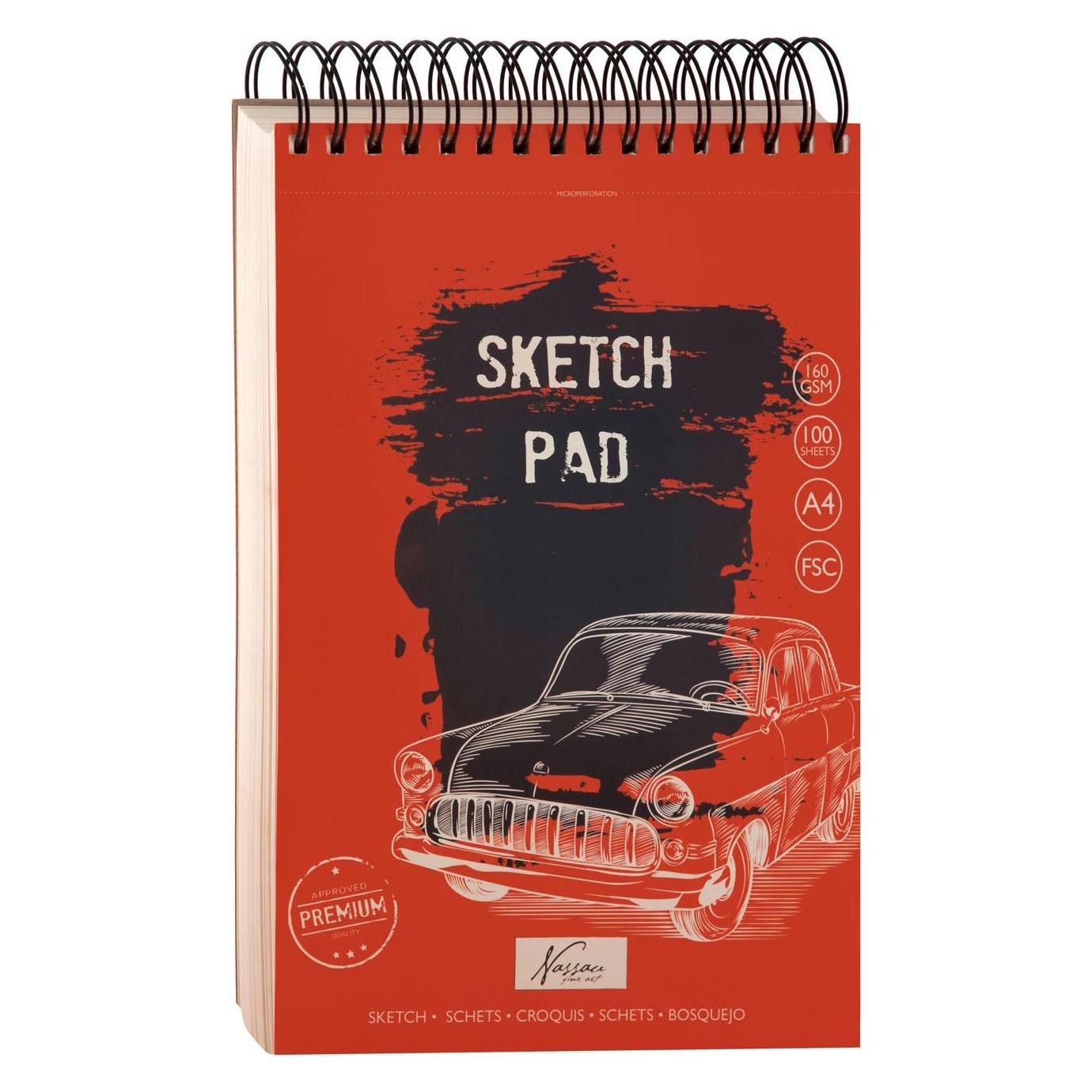 Art Sensations Nassau A4 Skizzenblock (A4, Blanko) (AR0314/GE)