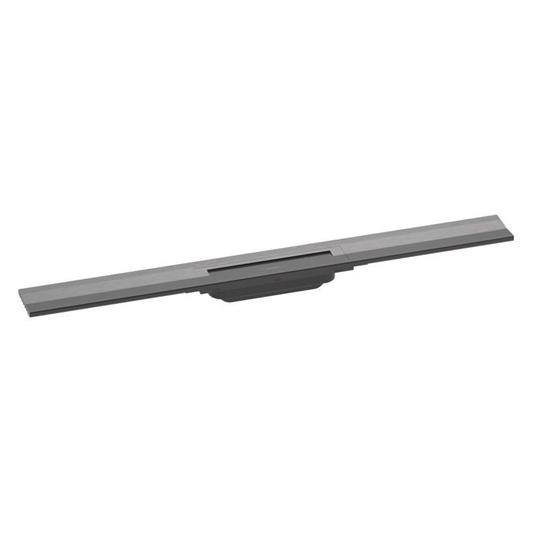 hansgrohe HG Duschrinne RainDrain Flex kürzbar, Wandmontage 800mm brushed black (800 mm) (56051340)