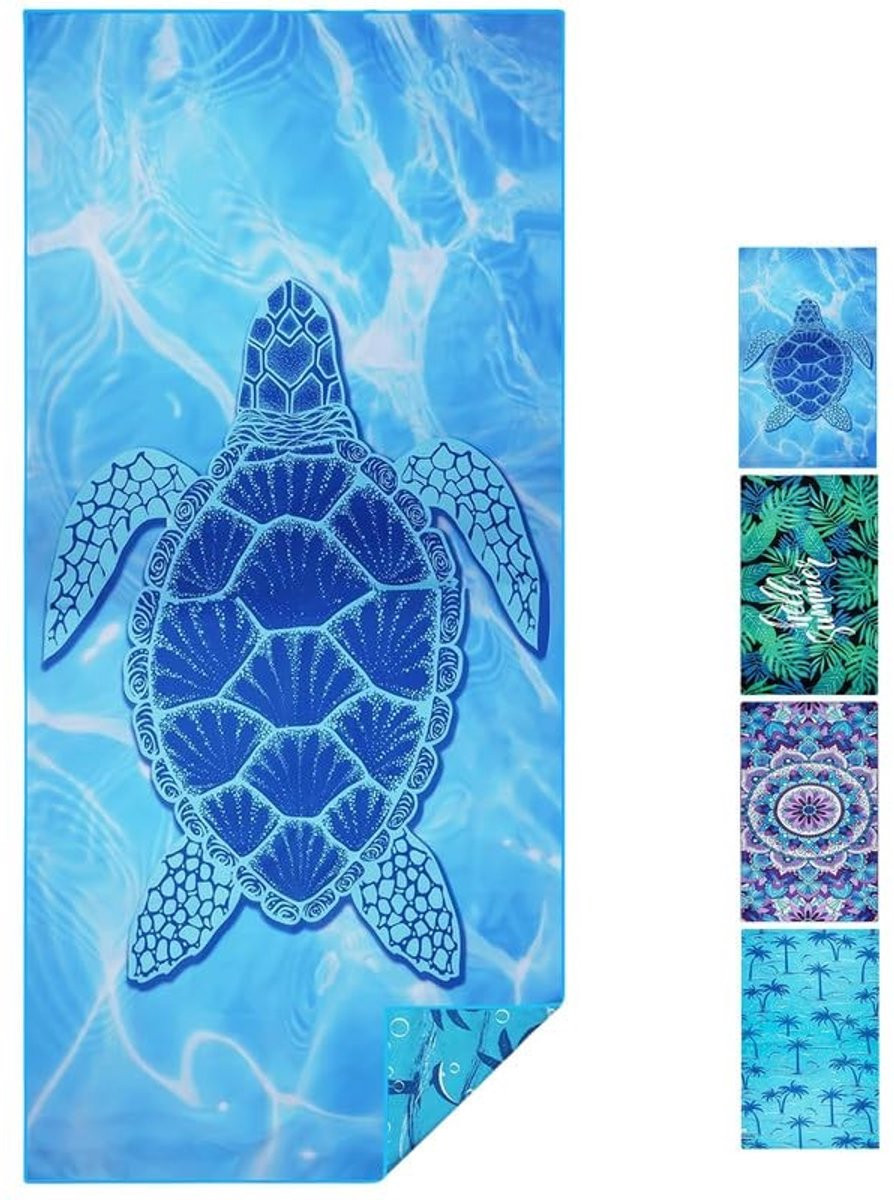 Omgoods Extra Grote Microfiber Strandhanddoek - Sneldrogend en Zandvrij