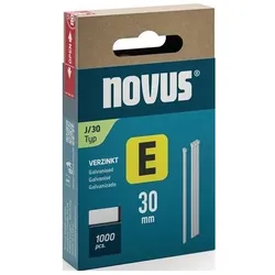 Novus Nägel E Typ J L.30mm Draht-B.1,2mm m.Kopf 1000 St.