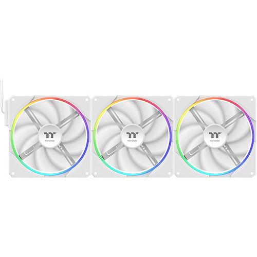 140x140x25mm Thermaltake TS140 EX RGB White 3er-Pack Fan White