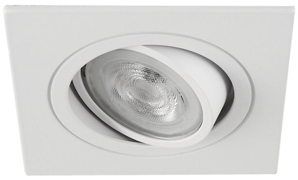V-Tac Vierkante Inbouwspot LED Aluminium