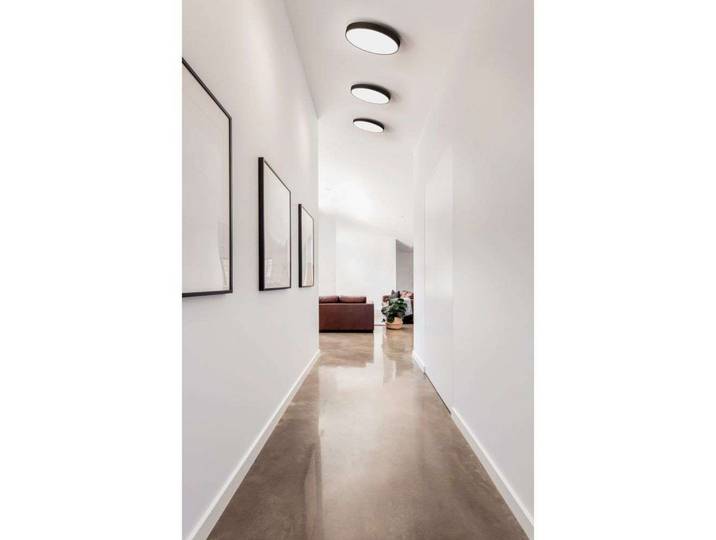Luna C450 LED Plafonnier 3000K Noir - Antidark - Cuisine - Plastique