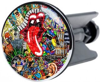 WCShop24 Waschbeckenstöpsel Graffiti