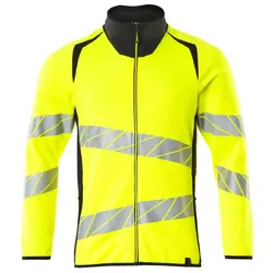 Warnschutz Sweatjacke "ACCELERATE SAFE" UV-Schutz - L - gelb/schwarzblau