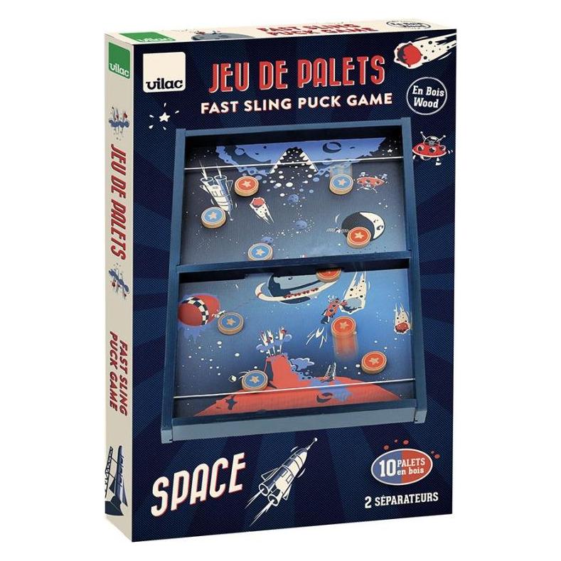 Vilac Hockey Brettspiel Sling Puck (2 Spieler) (V2377)