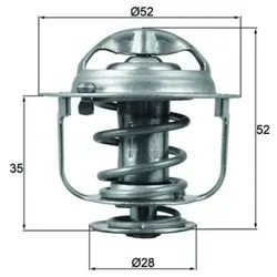 Thermostat Kühlmittel MAHLE TX 165 88D