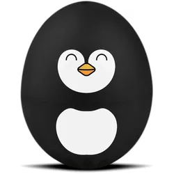 PiepEi Singende Eieruhr Pinguin, Küchentimer, Schwarz