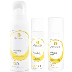 Aesthetico Sparset Revitalizing Foam 125 ml + Juventation 30 ml + Revitalizing Cream 50 ml
