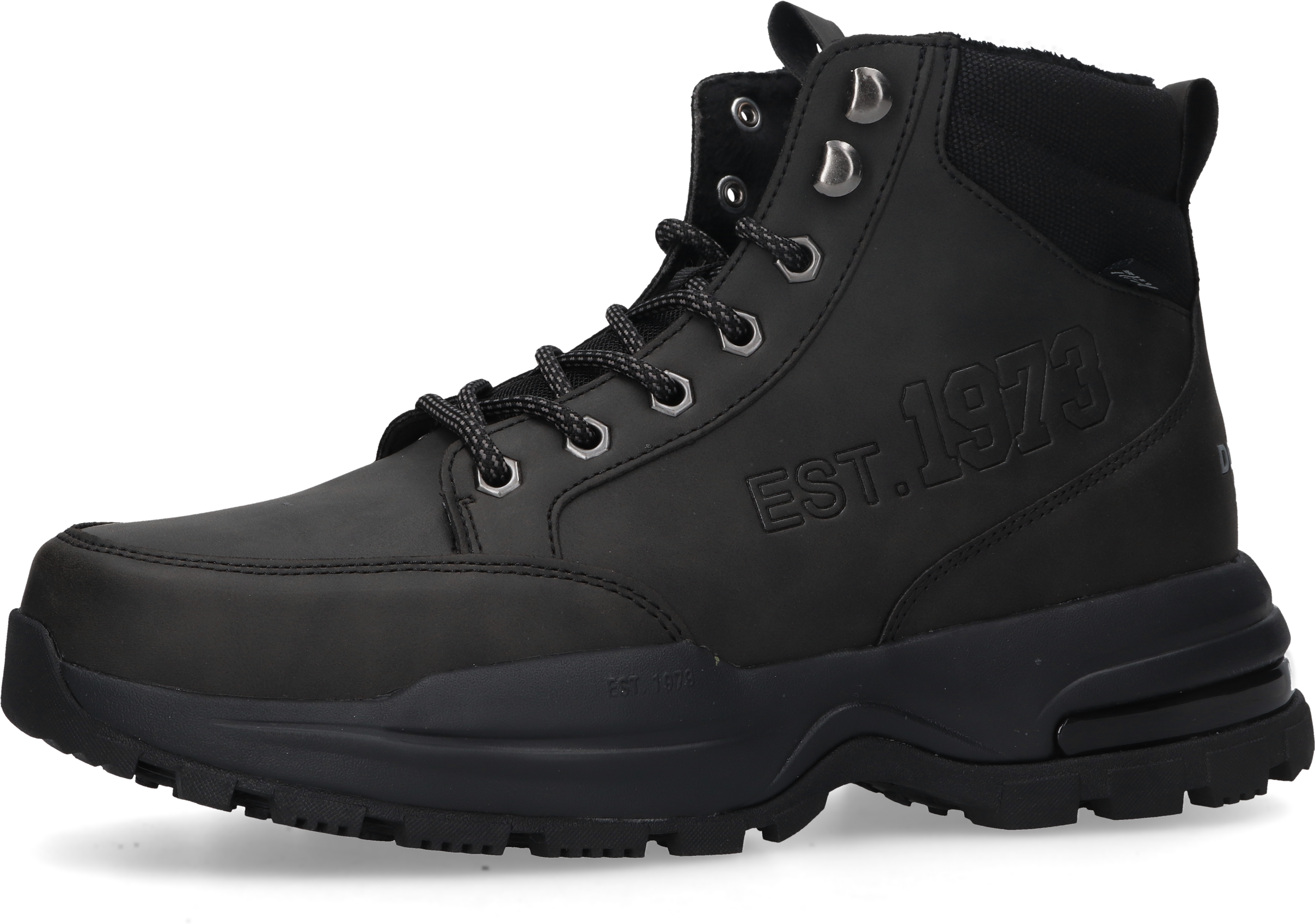 Schnürboots DOCKERS BY GERLI, Herren, Gr. 41, wärmend, schwarz, Nubuklederimitat, Textil, Schuhe Schnürboots, Schnürboots mit Warmfutter