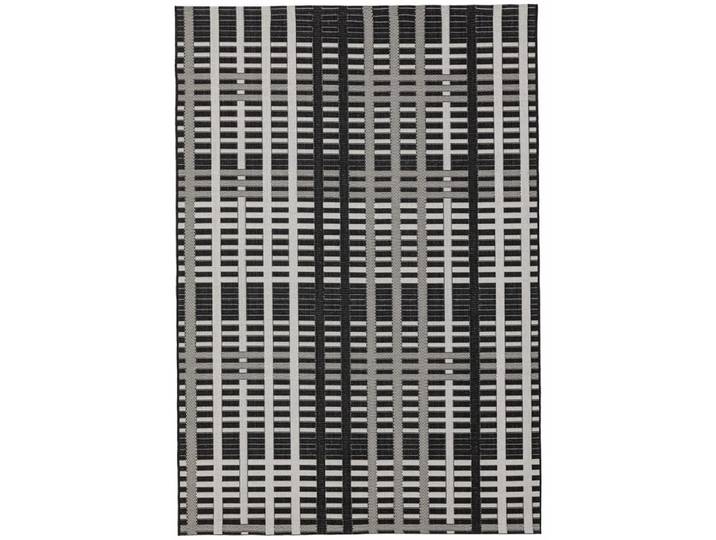 Tapis intérieur extérieur en polypropylène noir 120x170 cm