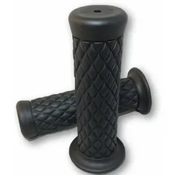 HIGHSIDER smart Custom Diamond Style Griffgummi Schwarz 1 Zoll (Paar)