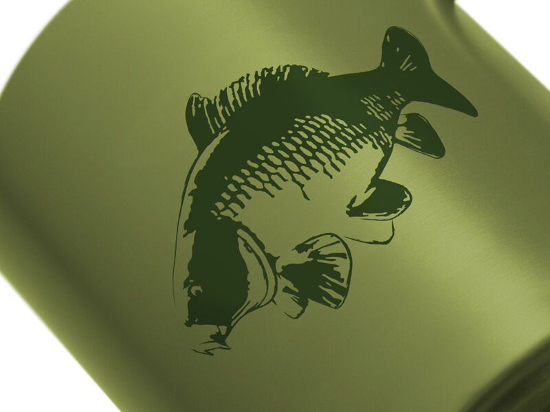 Tasse inox Delphin CARP 300ml Gray, Beige, Silver 300ml