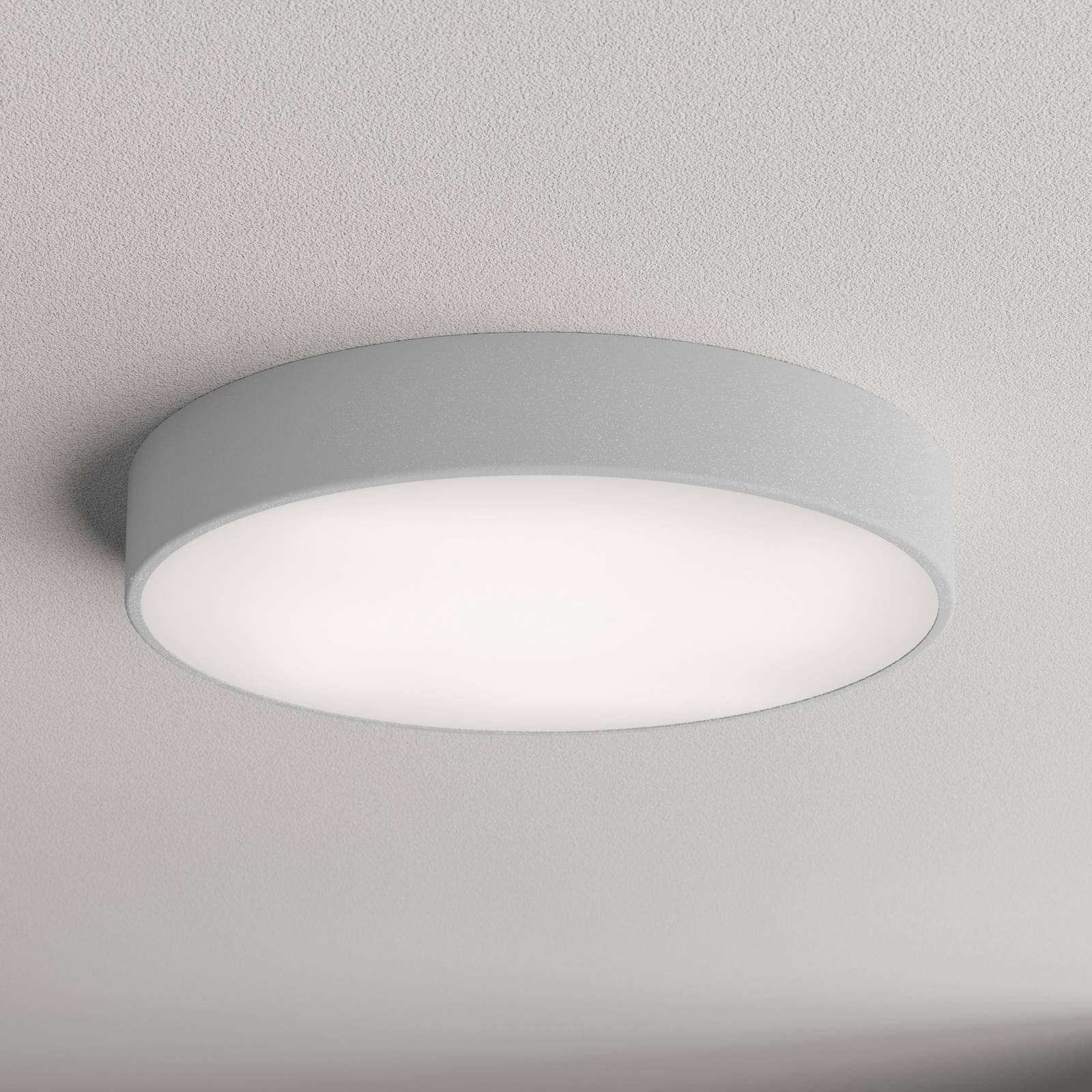 Ceiling Light Cleo 500 TEMAR LIGHTING, dimmable, Alu / grey / zinc, Living / Dining Room, metal, Modern, Ceiling Light