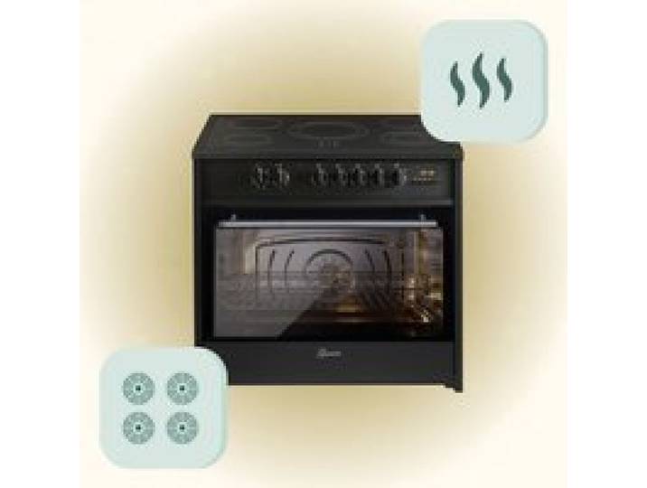 Cuisinière électrique - GURARI - 912 BL - 90cm - Vitrocéramique - Four multifonction