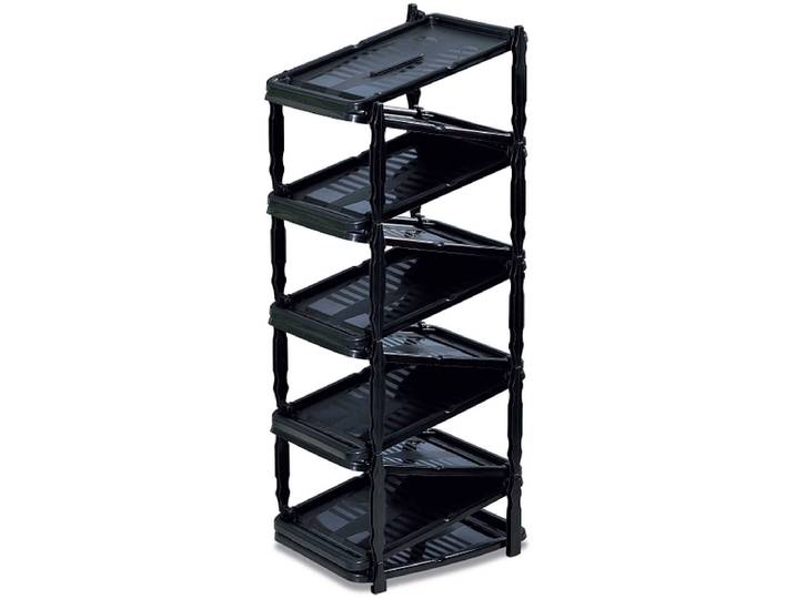 Schuhablage DEAHOME ZIP 10 Paar Schuhe schwarz