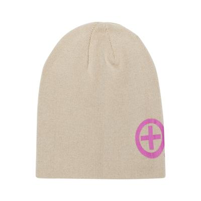 Beanie CHIEMSEE, Herren, beige (birch), Baumwolle, unifarben, Mützen Beanie, - in angenehmer Baumwoll-Qualität