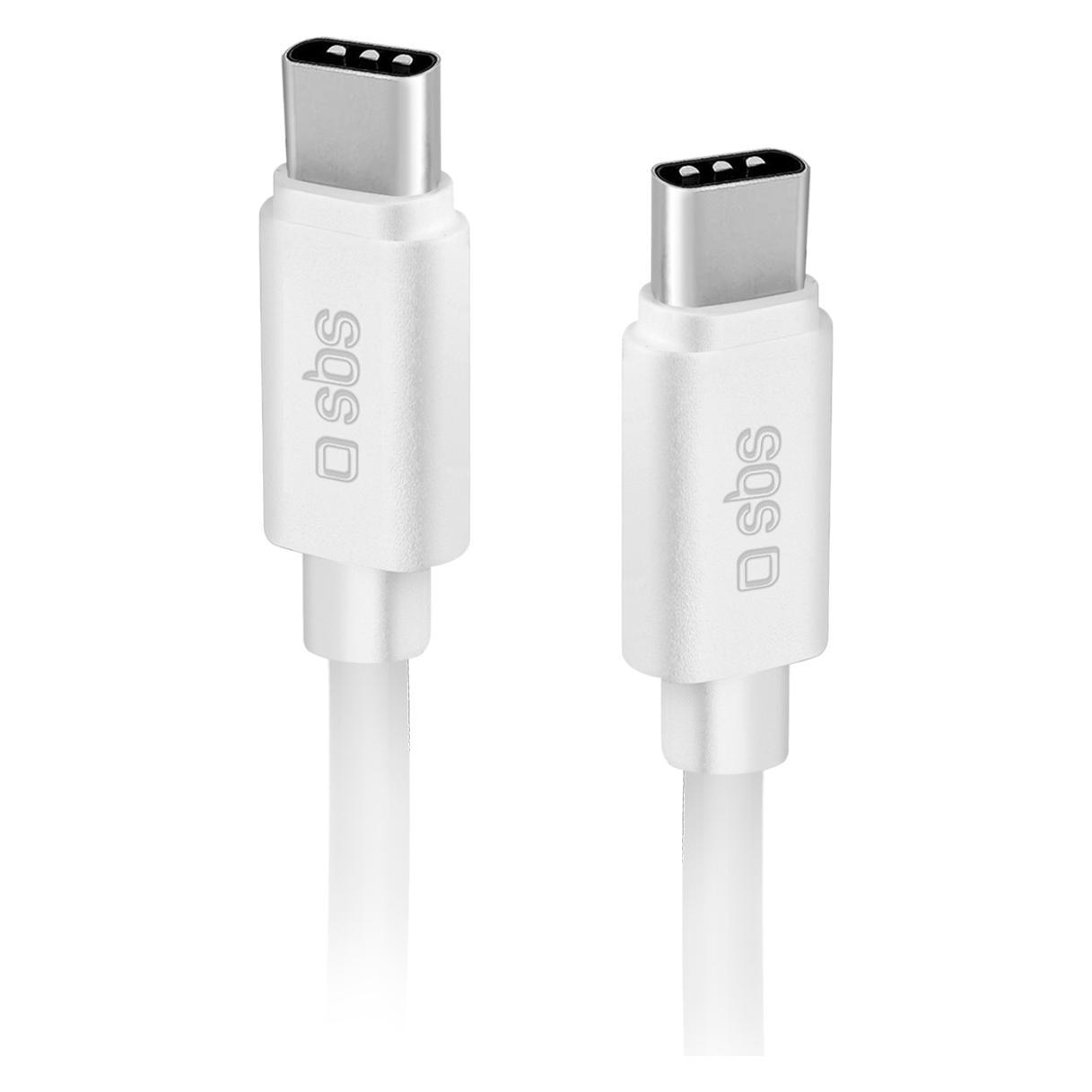SBS Lade- und Datenübertragungskabel USB-C Kollektion Polo (1.50 m, USB 2.0) (TECABLPOLOTCCW)