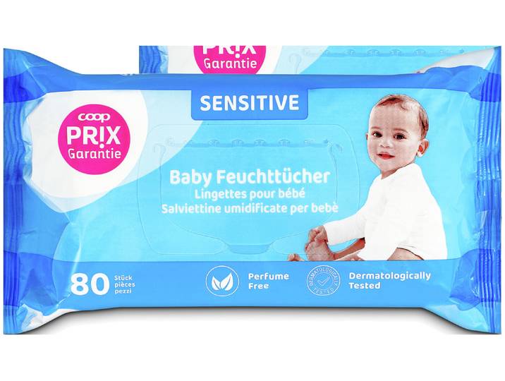 Prix Garantie Baby Feuchttücher Sensitive 4x80 Stück