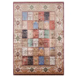 Webteppich Pur 140 x 200 cm Mischgewebe Bunt