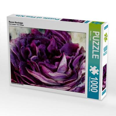CALVENDO Puzzle Rosen Nostalgie | 1000 Teile Lege-Größe 64x48cm Foto-Puzzle für glückliche Stunden