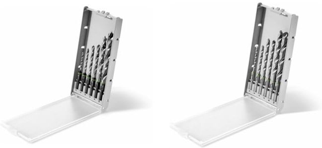 Set Festool Bohrerkassette BKS SYS3 D3-10 CE/W + Bohrerkassette SYS3 D4-10 CE/S