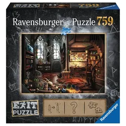 Ravensburger Puzzle - EXIT Im Drachenlabor, 759 Teile