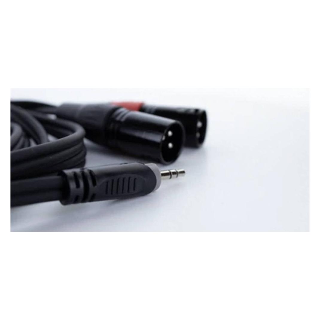 Cordial EY 1,5 WMM XLR Y-Adapter (1x Klinkenstecker 3.5 mm - 2x XLR-Stecker 3 po (14871)