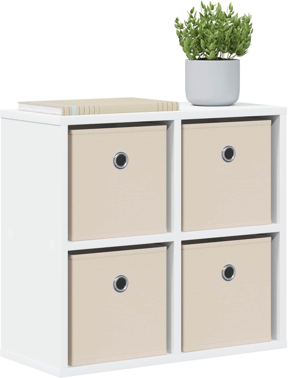 vidaXL Buffet Blanc 49,5 x 22 x 47 cm