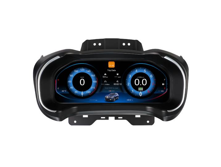 Panneau de tableau de bord LCD automatique 12,3 pouces pour Renault KOLEOS 2016 - 2019, affichage numérique du groupe d'instruments, compteur de vitesse