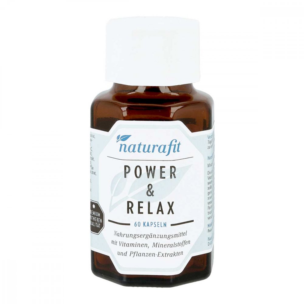 NaturaFit GmbH Naturafit Power & Relax Aschw.rhod.opc Q10 Bvit.mg 16864180