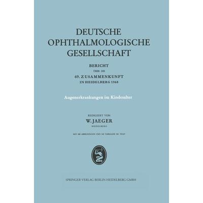 Augenerkrankungen im Kindesalter, Taschenbuch von , Bergmann, J F, 978-3-8070-0275-0