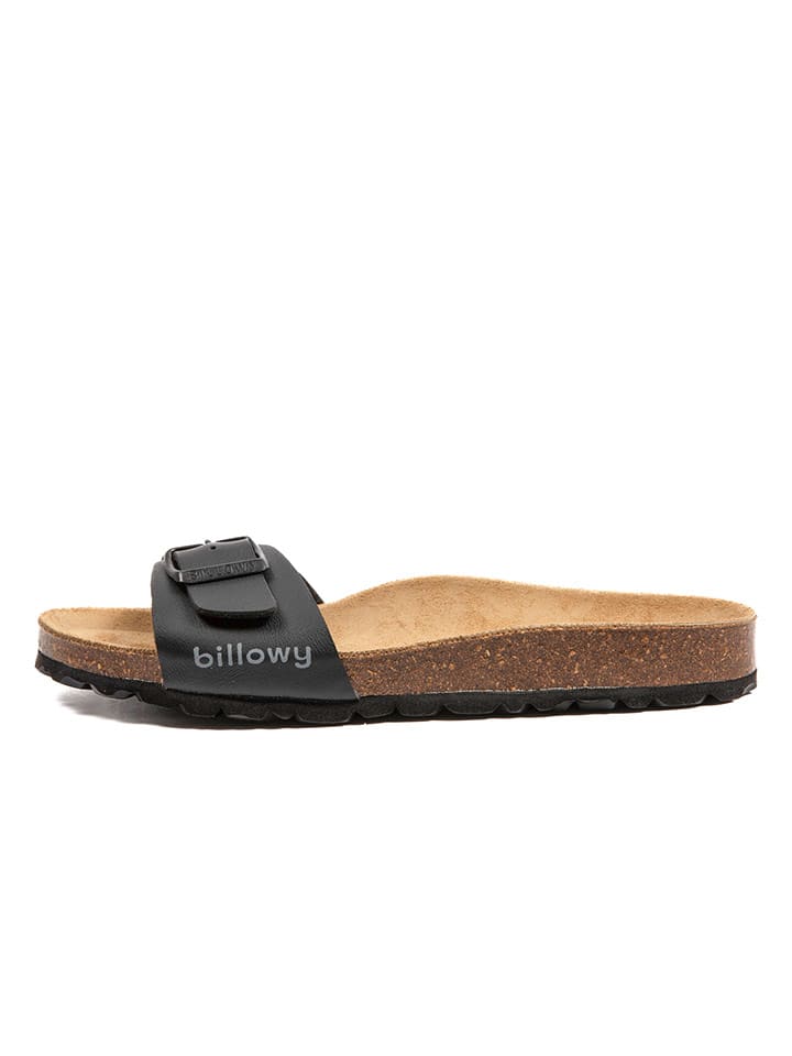 billowy Pantoletten in Schwarz - 39