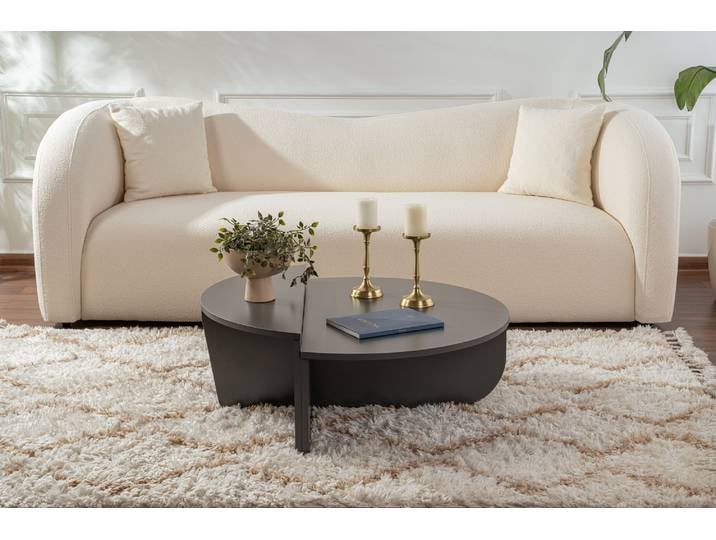 Skye Decor\, Orion - Anthracite\, Table basse\, Anthracite\, 100 % panneau de particules mélaminé\, 90 x 60 x 30