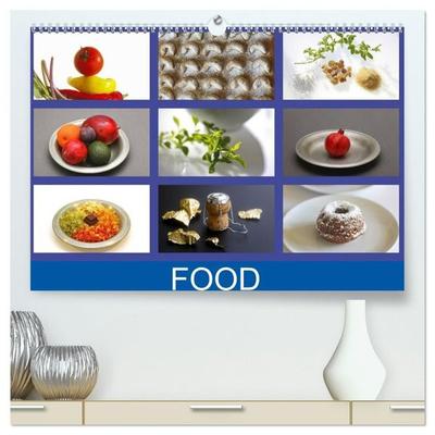 Food (hochwertiger Premium Wandkalender 2027 DIN A2 quer), Kunstdruck in Hochglanz