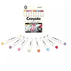 Crayola: Pastell-Filzstifte, Set mit 8 Art Markern