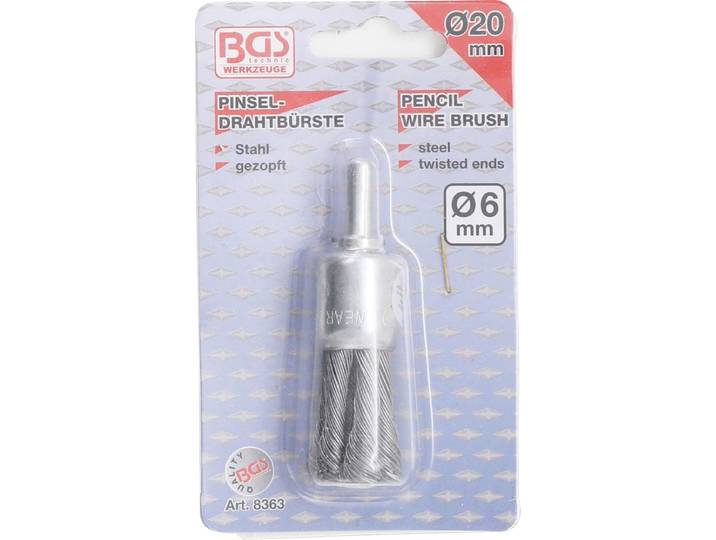 BGS Penseel-draadborstel 20 mm