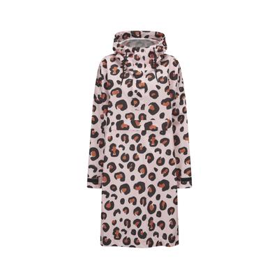 Regenjacke CODELLO "Codello Poncho", Damen, rosa, Obermaterial: 100% Polyester PES., relaxed fit, Jacken Regenjacke, mit Leomuster