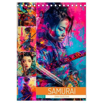 Samurai - Onna Bugeisha (Tischkalender 2027 DIN A5 hoch), CALVENDO Monatskalender